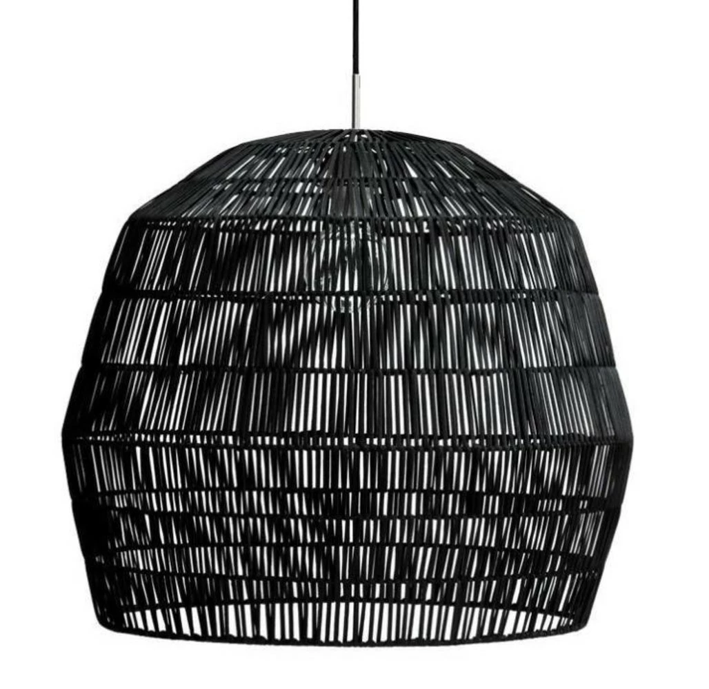 Ay Illuminate Hanglamp Nama 2 Zwart Rotan ø58cm 1 Ay Illuminate Hanglamp Nama 2 Zwart Rotan ø58cm
