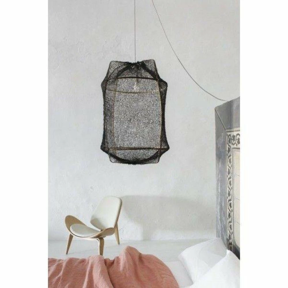 Ay Illuminate Hanglamp Z2 Blond Sisal Net Zwart ø67x100cm 2 Ay Illuminate Hanglamp Z2 Blond Sisal Net Zwart ø67x100cm - Afbeelding 2