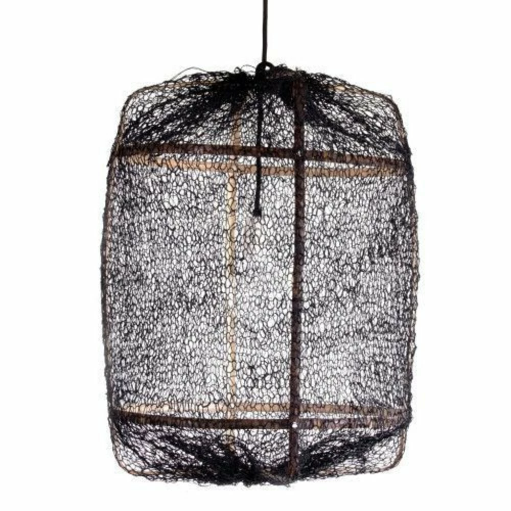 Ay Illuminate Hanglamp Z5 Zwart Sisal Net ø42x57cm 1 Ay Illuminate Hanglamp Z5 Zwart Sisal Net ø42x57cm