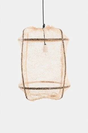Ay Illuminate Hanglamp Z5 Zwart Sisal Net Tea Doek ø42x57cm 2 Ay Illuminate Hanglamp Z5 Zwart Sisal Net Tea Doek ø42x57cm - Afbeelding 2