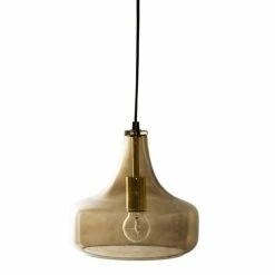 Bloomingville Hanglamp Bruin Glas