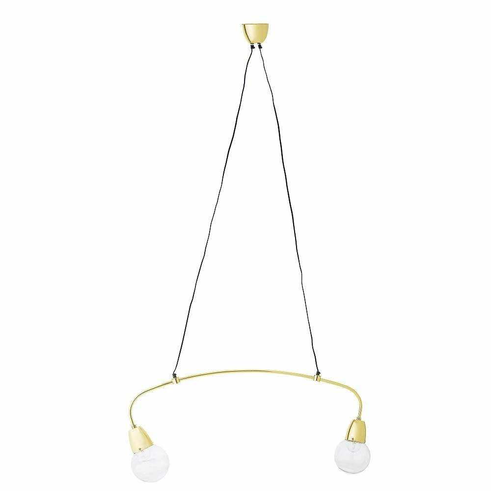 Bloomingville Hanglamp Goud L94xH30 Cm 1 Bloomingville Hanglamp Goud L94xH30 Cm