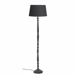 Bloomingville Vloerlamp Hout - Zwart