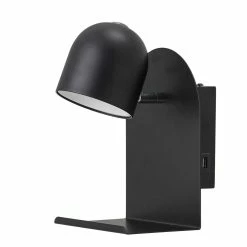 Bloomingville Wandlamp LED Metaal - Zwart