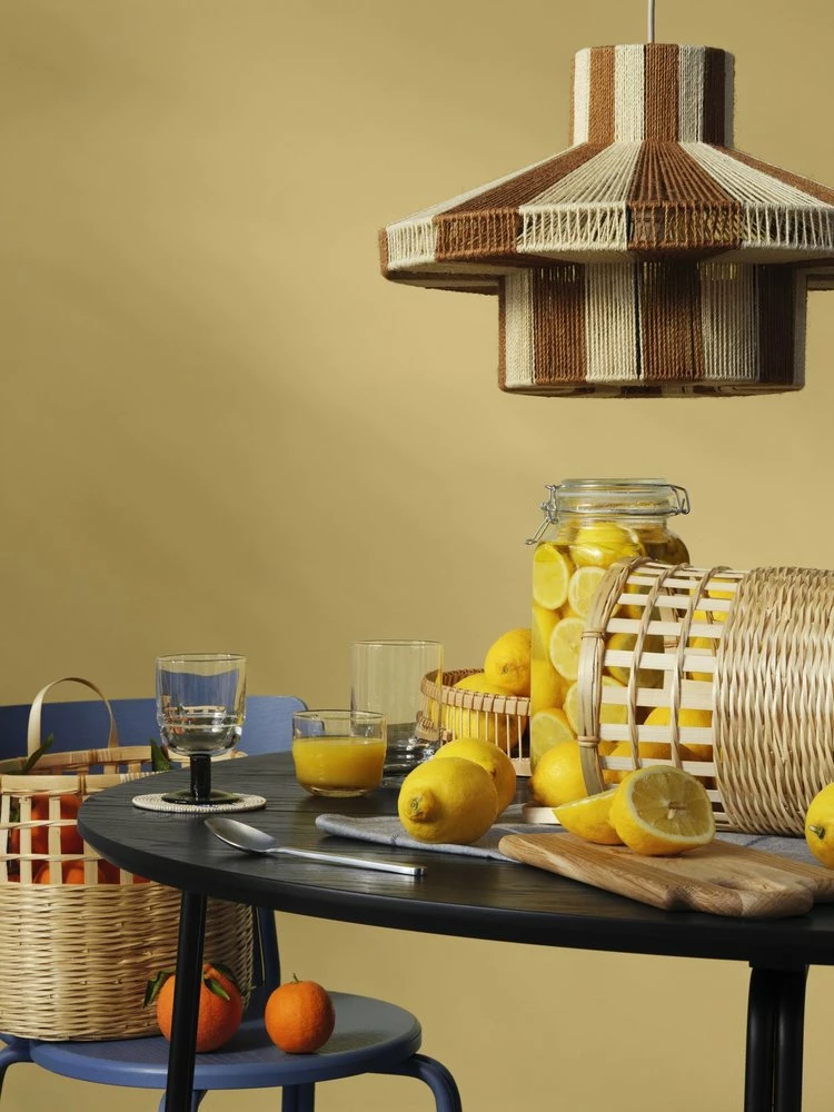 Broste Copenhagen Diana Lampenkap Bruin Ø45cm - 70195004 2 Broste Copenhagen Diana Lampenkap Bruin Ø45cm - 70195004 - Afbeelding 2