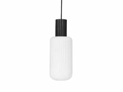 Broste Copenhagen Lolly Hanglamp Zwart - Ø16XH43cm