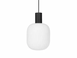 Broste Copenhagen Lolly Hanglamp Zwart - Ø27XH42cm