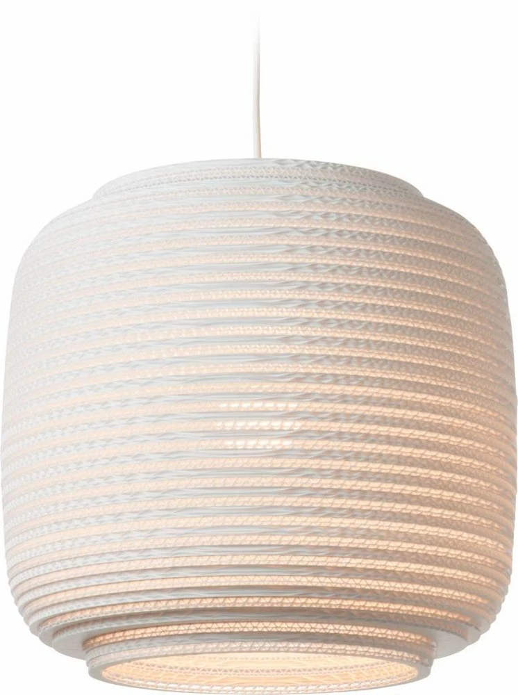 Graypants Ausi14 Hanglamp Wit Karton Ø39x36cm 1 Graypants Ausi14 Hanglamp Wit Karton Ø39x36cm