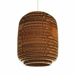 Graypants Ausi8 Hanglamp Bruin Karton Ø19x24cm