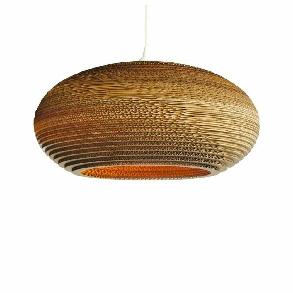 Graypants Disc16 Hanglamp Bruin Karton Ø43x19cm 1 Graypants Disc16 Hanglamp Bruin Karton Ø43x19cm