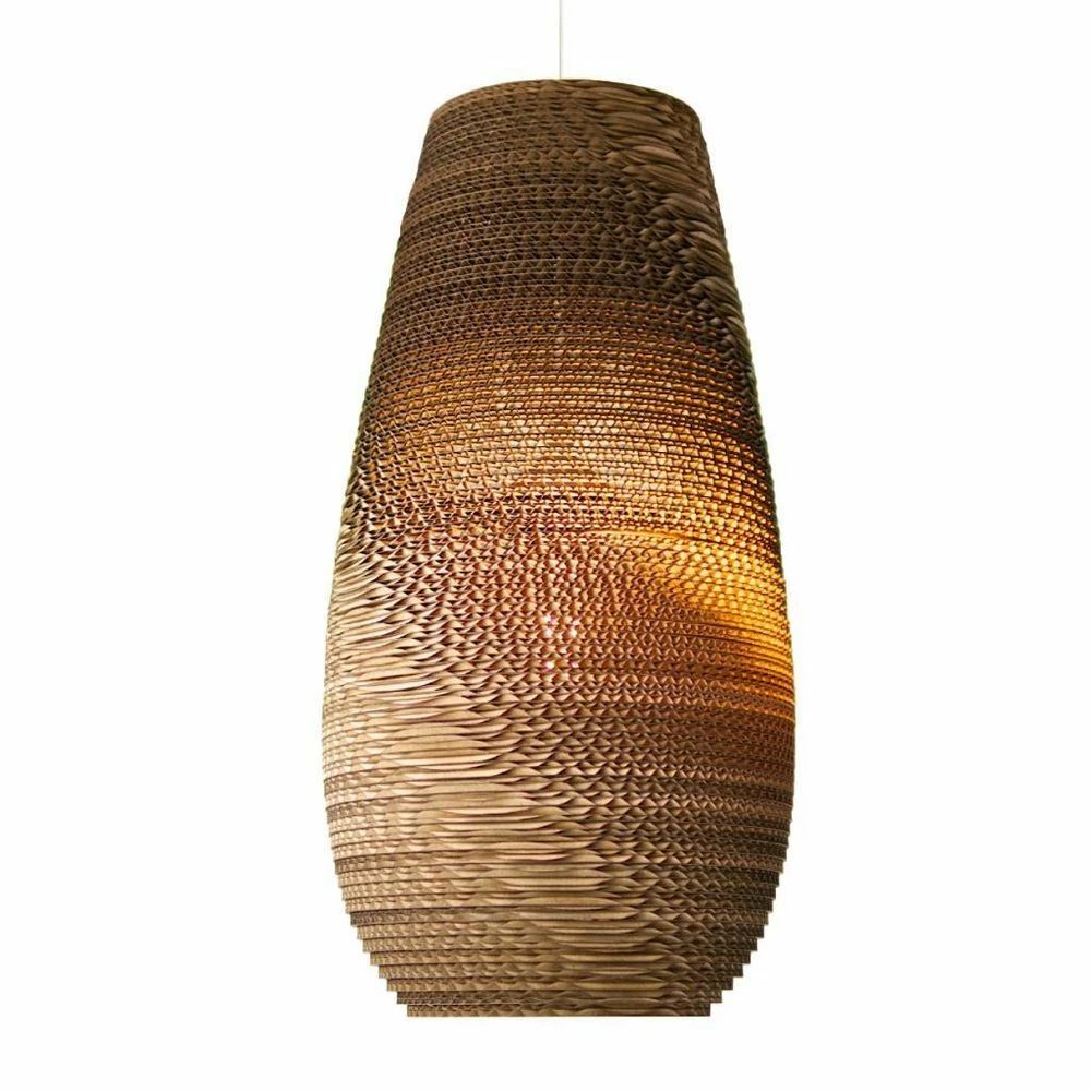 Graypants Drop18 Hanglamp Bruin Karton Ø25x45cm 1 Graypants Drop18 Hanglamp Bruin Karton Ø25x45cm