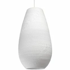 Graypants Drop26 Hanglamp Wit Karton Ø36x65cm