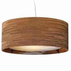 Graypants Drum36 Hanglamp Bruin Karton Ø92x35cm