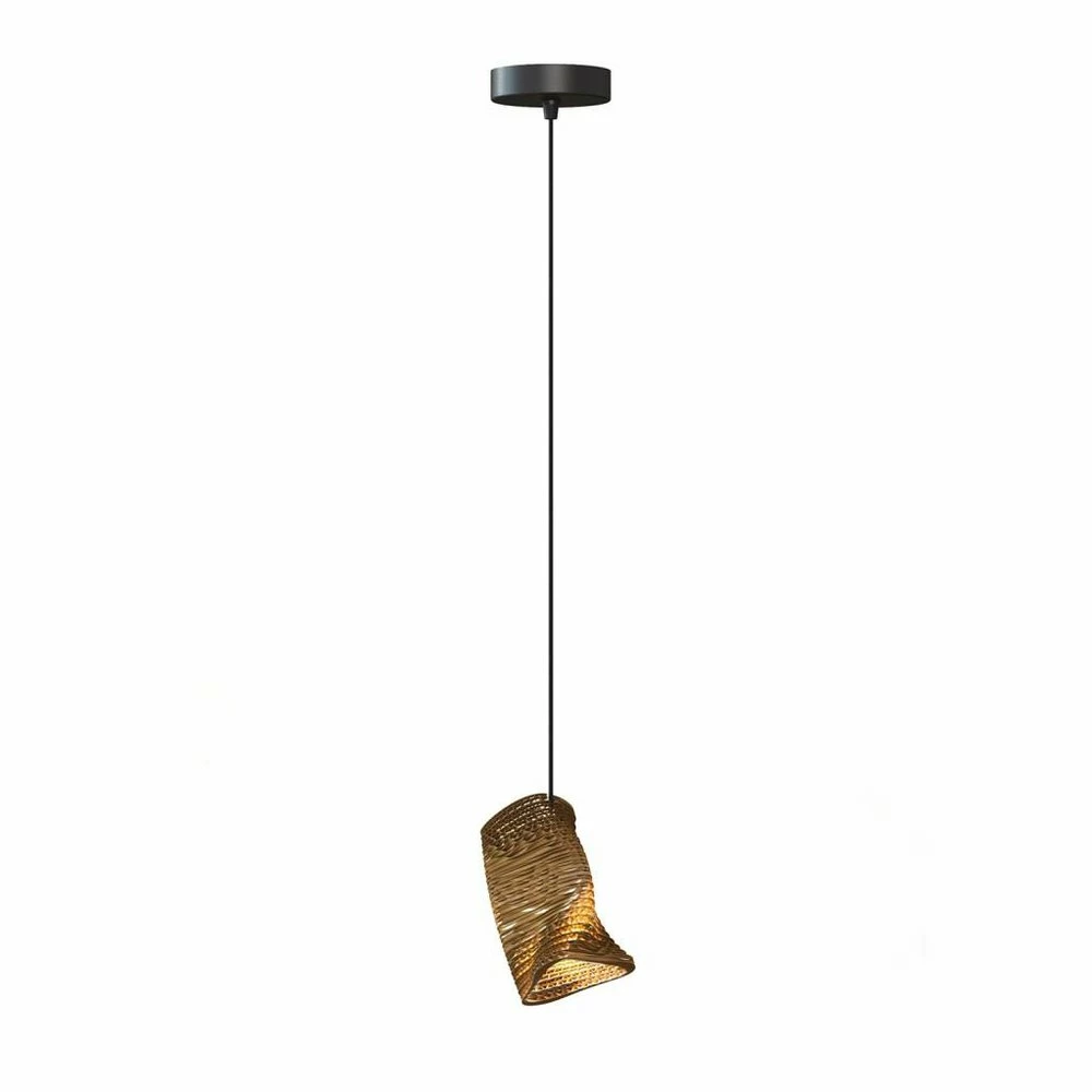 Graypants Moa Single Hanglamp Bruin Ø10x15cm 1 Graypants Moa Single Hanglamp Bruin Ø10x15cm