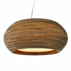 Graypants Ohio24 Hanglamp Bruin Karton Ø61x24cm