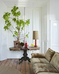 HKliving Cone Lampenkap Zijde - Bruin ø32cm 9 HKliving Cone Lampenkap Zijde - Bruin ø32cm -verlichting Soldes Boutique hkliving cone lampenkap zijde bruin o32cm 4