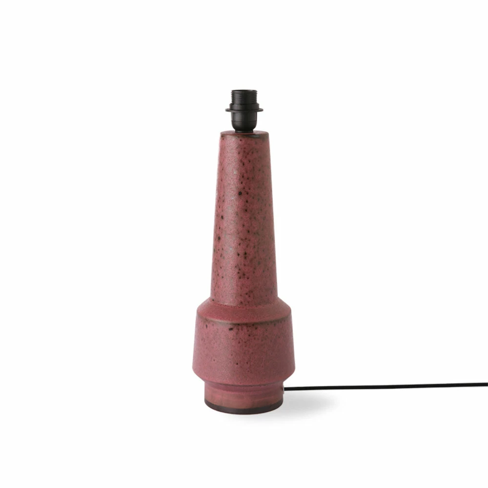 HKliving Retro Stone Lampenvoet - Paars 2 HKliving Retro Stone Lampenvoet - Paars - Afbeelding 2