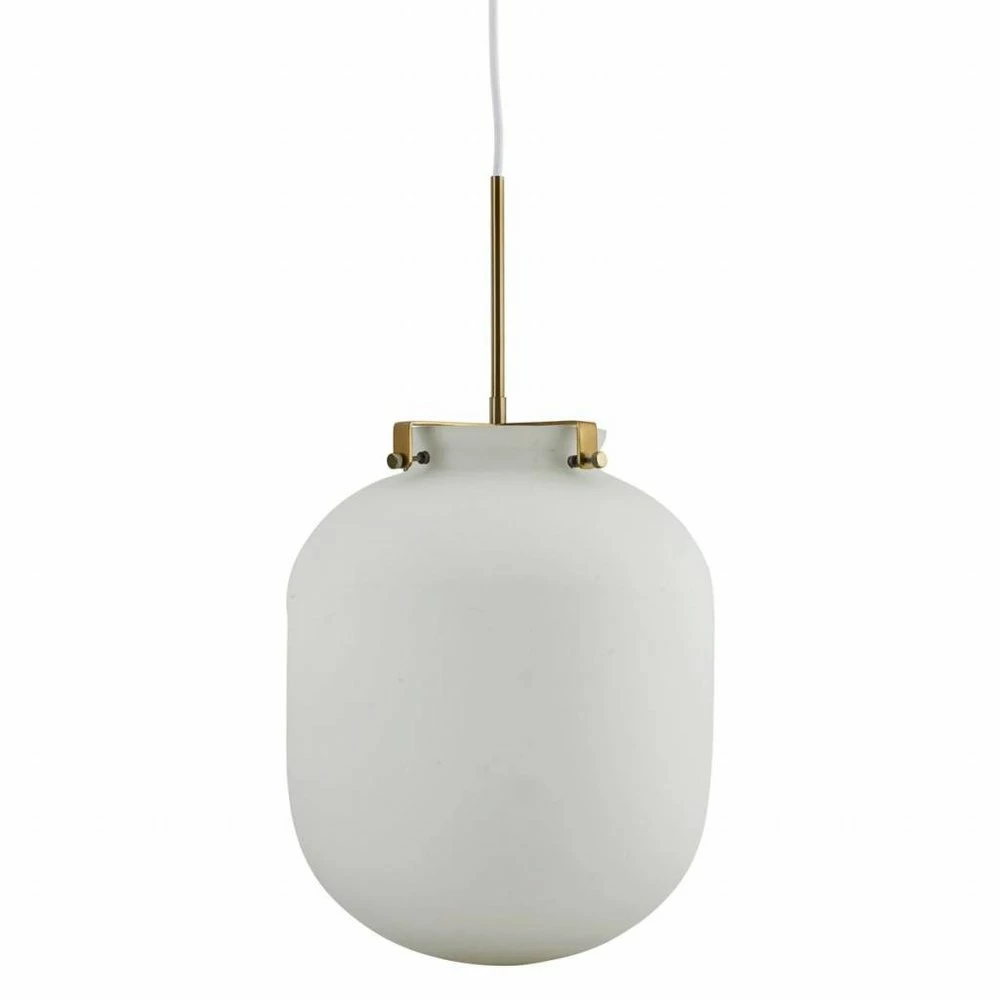 House Doctor Ball Hanglamp Wit Glas 1 House Doctor Ball Hanglamp Wit Glas
