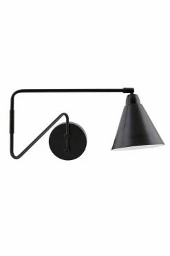 House Doctor Game Wandlamp Zwart Metaal