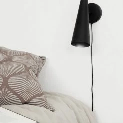 House Doctor Precise Wandlamp - Mat Zwart -verlichting Soldes Boutique house doctor precise wandlamp mat zwart 3