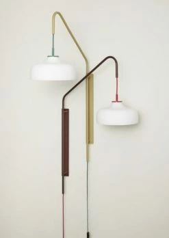 Hubsch Current Wandlamp Rood/bruin - 961617 -verlichting Soldes Boutique hubsch current wandlamp rood bruin 961617 2