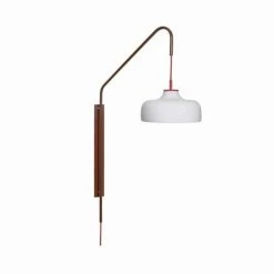 Hubsch Current Wandlamp Rood/bruin - 961617