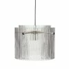 Hubsch Hanglamp Glas/metaal - Clear/nickel