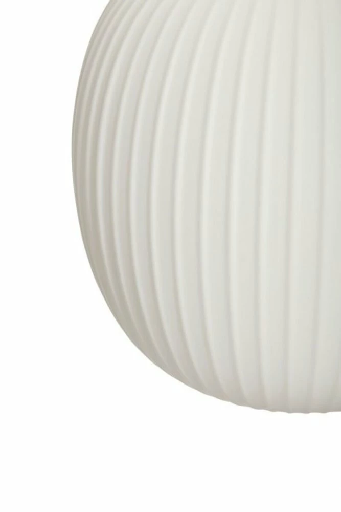 Hubsch Hanglamp Glas - Wit/messing ø42cm 5 Hubsch Hanglamp Glas - Wit/messing ø42cm - Afbeelding 5