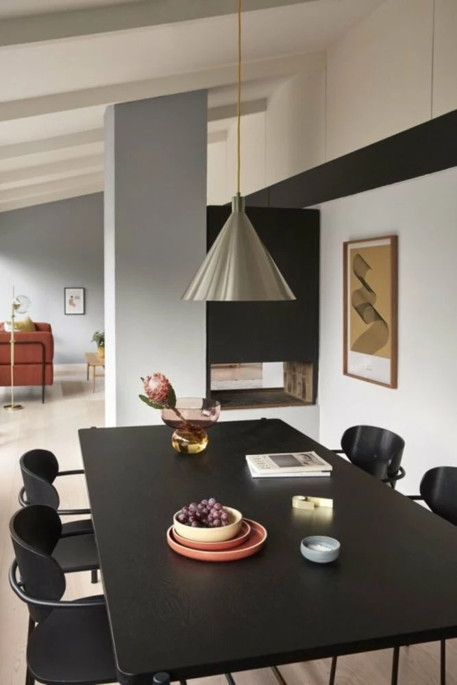 Hubsch Hanglamp Metaal - Nickel/geel 5 Hubsch Hanglamp Metaal - Nickel/geel - Afbeelding 5