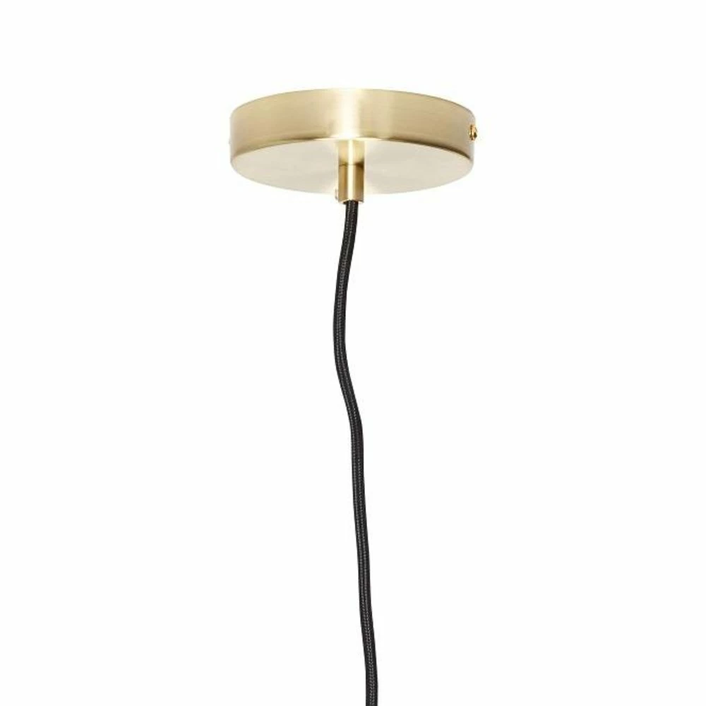 Hubsch Hanglamp Smoke Glas Met Messing Detail 2 Hubsch Hanglamp Smoke Glas Met Messing Detail - Afbeelding 2