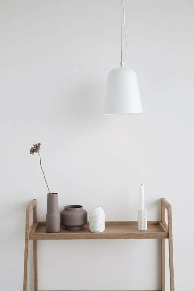 Hubsch Hanglamp Wit Metaal 3 Hubsch Hanglamp Wit Metaal - Afbeelding 3