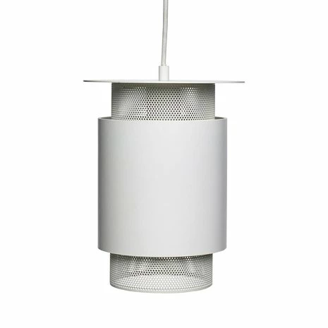 Hubsch Hanglamp Wit Metaal Mesh 2 Hubsch Hanglamp Wit Metaal Mesh - Afbeelding 2
