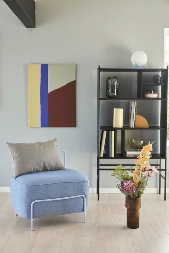 Hubsch Tafellamp Glas - Opal/blauw 4 Hubsch Tafellamp Glas - Opal/blauw - Afbeelding 4