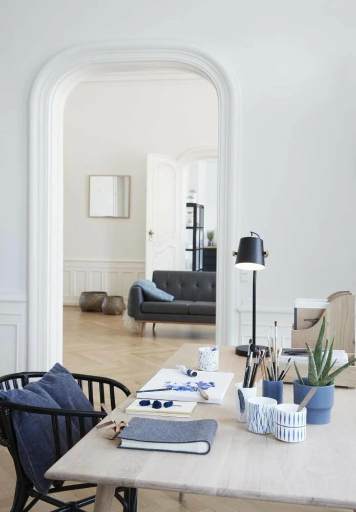 Hubsch Tafellamp Zwart Metaal 18x26xh58cm 2 Hubsch Tafellamp Zwart Metaal 18x26xh58cm - Afbeelding 2