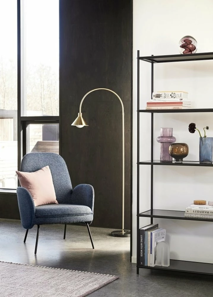 Hubsch Vloerlamp Metaal/marmer - Messing 3 Hubsch Vloerlamp Metaal/marmer - Messing - Afbeelding 3