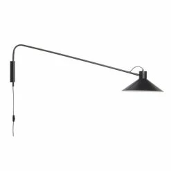 Hubsch Wandlamp Ijzer - Zwart