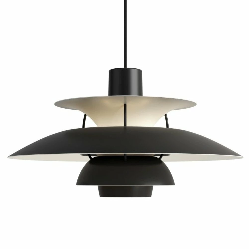 Louis Poulsen PH 5 Hanglamp Monochrome Zwart - 5741104626 1 Louis Poulsen PH 5 Hanglamp Monochrome Zwart - 5741104626