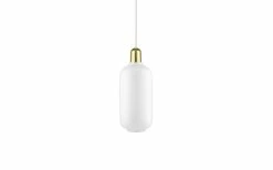 Normann Copenhagen AMP Large Hanglamp Wit Messing