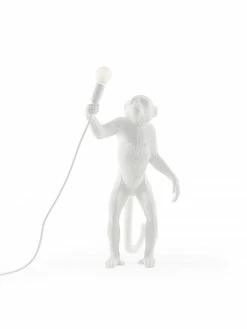 Seletti Monkey Lamp Standing - Wit
