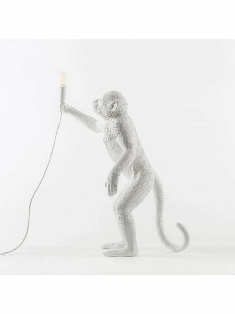 Seletti Monkey Lamp Standing - Wit 4 Seletti Monkey Lamp Standing - Wit - Afbeelding 4